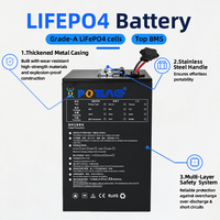 بطارية أيونات الصوديوم POEAE ذات الدورة العميقة 69 فولت 20 أمبير 1380 واط ساعة 2000 دورة LiFePO4 لنظام الطاقة الشمسية والمركبات الكهربائية ثنائية العجلات