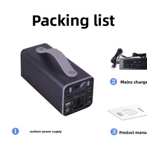 Estación Portátil de Gran Capacidad y Ultra Alta Potencia para Camping con Controlador MPPT, Función de Arranque y Linterna, Batería de Plomo-Ácido 300 Portátil - Product Image 2