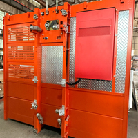 Ascenseur de chantier à cage unique SC200 VFD haute vitesse (0-96 m/min) pour la construction à grande échelle
