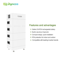 Batterie au lithium empilable haute tension Dyness Tower T14 14 kWh, système d'énergie solaire avec onduleur Solis pour la maison hors réseau, ensemble complet
