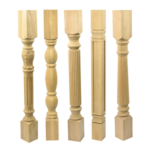 Mạnh Mẽ Bằng Gỗ Lục Bình Trục Không Sơn Ban Công Lan Can Trang Trí Lan Can Cầu Thang Lan Can Cho Đồ Nội Thất Thủ Công Chế Biến Gỗ - Product Image 1