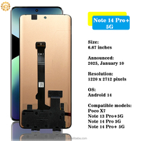 Écran tactile avec cadre pour Xiaomi Redmi Note 14 Pro Plus 5G