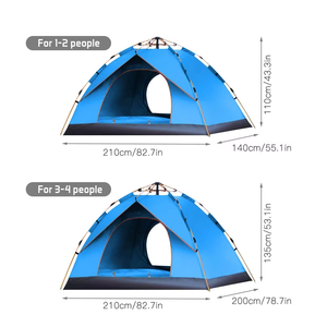 Tente instantanée OEM imperméable <span class=keywords><strong>pour</strong></span> l'extérieur, équipement <span class=keywords><strong>de</strong></span> pêche portable, tentes <span class=keywords><strong>de</strong></span> <span class=keywords><strong>camping</strong></span> robustes et automatiques - Product Image 6