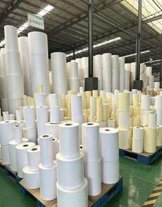 Papel Adhesivo de Vinilo con Revestimiento de Pegamento al Agua de una Cara, Papel Antiadherente Amarillo para Etiquetas de Embalaje, 16 g/m² - Product Image 3