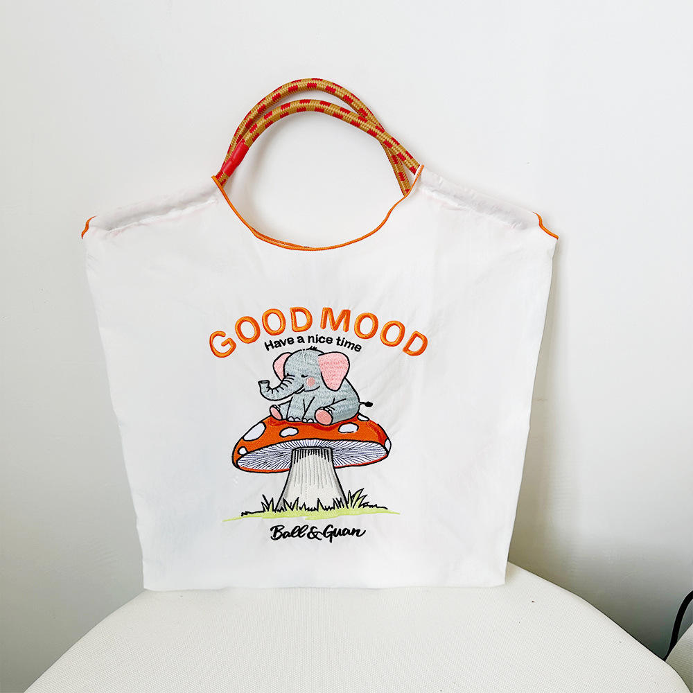 Blanc-bonne humeur-sans bandoulière-moyen