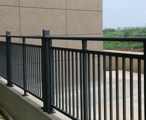 Barandillas de Balcón de Acero Galvanizado Personalizadas, Barandas <span class=keywords><strong>para</strong></span> Terrazas y Azoteas, Cercas de Aleación de Aluminio <span class=keywords><strong>para</strong></span> Villas y Comunidades Residenciales - Product Image 2