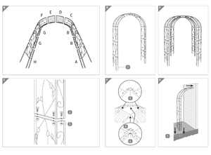 Arche de jardin d'extérieur <span class=keywords><strong>pour</strong></span> <span class=keywords><strong>plantes</strong></span> <span class=keywords><strong>grimpantes</strong></span> - Product Image 3