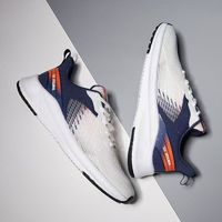 Chaussures de sport et de loisirs pour hommes, respirantes, en maille, semelle intermédiaire en PU, semelle extérieure en caoutchouc, design tendance printemps-été, vente en gros