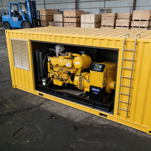 Générateur diesel Komatsu SA6D125-2 d'<span class=keywords><strong>occasion</strong></span> EGS300 220 kW 50 Hz ATS silencieux à châssis ouvert pour projets de construction - Product Image 3