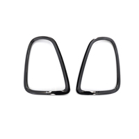 Garniture de feu arrière de phare noir brillant pour Mini Cooper R56 R57 R58 R59 2007-2014 51132752243, 51132752244