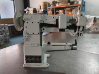 Machine à coudre industrielle BR-246 à point noué, à bras cylindrique, à alimentation par entraînement, à une aiguille, pour usage en usine, motorisée, neuve