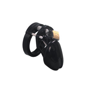 Nieuwe Heren Korte Zachte Siliconen Vogelkooi Kuisheid Slot Volwassen Onthouding Apparaat Plastic <span class=keywords><strong>Bondage</strong></span> Uitrusting Voor Sm Bdsm Kegel Oefeningen - Product Image 4