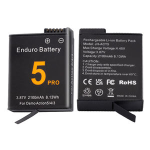 Osmo Action Extreme batteria per Osmo Action 3 4 5 Pro Action camera originali batterie digitali accessori con pezzi di ricambio - Product Image 3