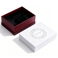 Boîte cadeau rigide de luxe personnalisée avec des matériaux recyclés et un revêtement en éponge pour les parfums et les cosmétiques