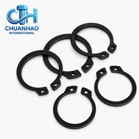 65Mn Spring Steel Zinc Finish External Shaft Circlip C-Type Elastic Retaining Ring Snap Clip 23.2mm 46-54Hrc DIN