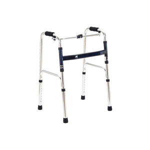 Courtyard Aluminum Alloy <b>Walker</b> Lightweight <b>Folding</b> With Seat For Elderly Mobility Aid - Product Image 3