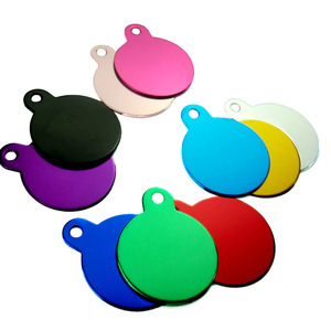 <span class=keywords><strong>Collar</strong></span> de aluminio con sublimación para grabar Nombre, etiqueta personalizada para identificación de mascotas y gatos - Product Image 3