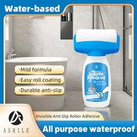 Revêtement de sol antidérapant en acrylique pour salle de bain, transparent, sans revêtement pour sols mouillés