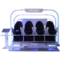 Console de jeu VR tout-en-un 9D, équipement de réalité virtuelle somatosensorielle, expérience de simulation double, métal, grand format intérieur