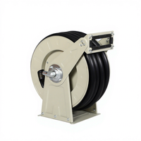 Carrete de manguera automático de 1 pulgada y 15 m de alta calidad con dispensador de combustible de resorte, tubería de hierro fundido de 220 V y 1.6 MPa de presión, modelo HR92, China Zhejiang