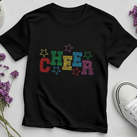 Transfert de strass thermocollant personnalisé pour T-shirts, motif de strass à repasser pour la création de designs de cheerleading