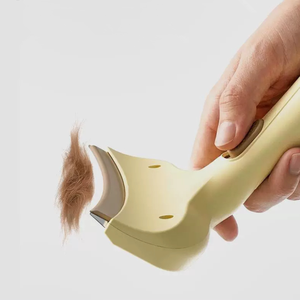 Spazzola autopulente per la rimozione del pelo di animali domestici, pettine curvo in acciaio inossidabile per sottopelo di cani e gatti, spazzola per toelettatura e rimozione peli di animali - Product Image 5