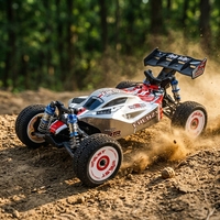HOSHI N517C Frenzy 1/12 Mobil RC Brushless 4WD 70km/jam Kecepatan Tinggi Kendaraan Remote Control Off-Road Monster Truck RTR Versi 3-Baterai