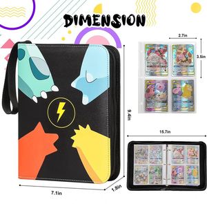 สมุดใส่การ์ดสะสม FX แบบกำหนดเอง |   OEM/ODM สมุดใส่การ์ดแบบซิป 4 ช่อง สำหรับการ์ดโปเกมอน, การ์ด TCG, รูปภาพ (ผลิตจำนวนน้อย) - Product Image 4