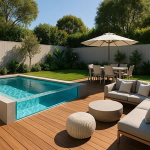 Pompe commerciale en fibre de verre multifonctionnelle prête à l'emploi piscine sur le toit pour les familles - Product Image 4