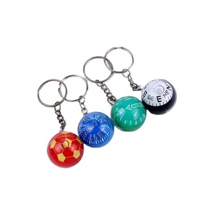 Custom Mini fashion ball compass keychain, 28mm diameter compass key ring