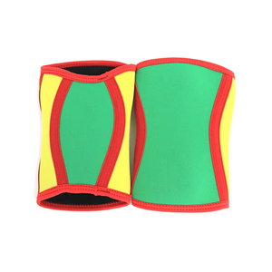 Genouillères en néoprène vert, rouge, jaune, protection contre les chocs, universelles, unisexes, toutes saisons - Product Image 4