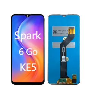 Tecno Spark 6 goKE5オリジナルタッチスクリーンディスプレイ用の携帯電話lcd電話techno infinixおよびitel KE5LCD