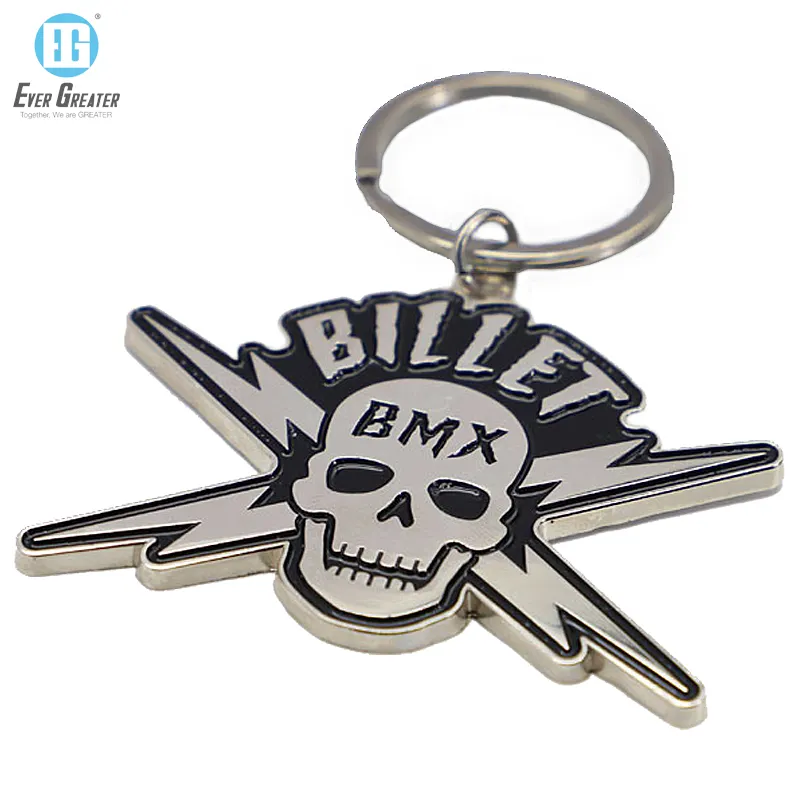 Personalized Zinc Alloy Metal Keyrings Key Chains Metal Custom Enamel Keychain