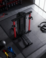 Máquina Smith Compacta Todo en Uno de Acero para Entrenamiento de Fuerza Comercial con Cables Cruzados para Fisicoculturismo