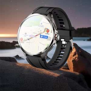 Montre intelligente d'affaires 4G de luxe pour hommes, écran AMOLED GPS SIM 3GB + 32GB, bande de gel de silice Android IP67, charge magnétique étanche - Product Image 1