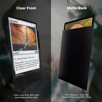 Protège-cartes en PP finition mate de haute qualité, personnalisables avec logo, style tendance, pochettes intérieures transparentes Penny, ajustement parfait pour cartes à collectionner