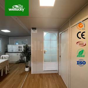 Casa prefabbricata a basso costo unità modulare struttura pieghevole cantiere ufficio rifugio di emergenza - Product Image 3