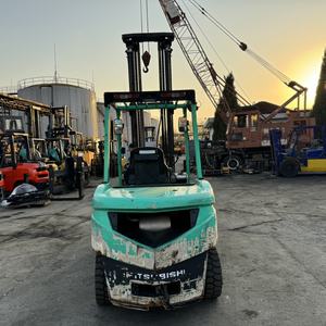 Montacargas Hidráulico Diésel Mitsubishi Japonés Original de 3.5 Toneladas Usado con Capacidad Todoterreno, Mástil de Tres Etapas y Desplazador Lateral para Construcción - Product Image 6