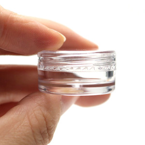 5G de la muestra redondas vacías envases cosméticos con tapa de plástico contenedor marihuana frascos para cremas esmalte de uñas labio bálsamo de labio brillo- - Product Image 4