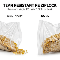 Sacs Ziplock en PE transparents personnalisés en gros, format A4 (22x32cm), imperméables, refermables, pour le rangement de documents, résistants et réutilisables