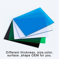 Feuille de polycarbonate en plastique personnalisée OEM à haute résistance aux chocs prix pare-soleil en polycarbonate transparent abri contre la pluie éclairage panneau pc