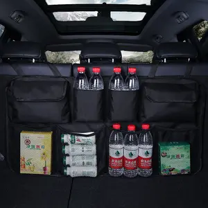 Car Trunk Organizer Super Capacity SUV Car Backseat Hanging Organizer with 8 Large Storage Bag