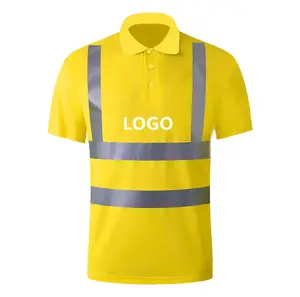 विज्ञापन स्वयंसेवक निर्माण वर्दी वर्कवियर शर्ट छोटी आस्तीन लंबी आस्तीन के साथ-साथ चिंतनशील सड़क सुरक्षा टी शर्ट