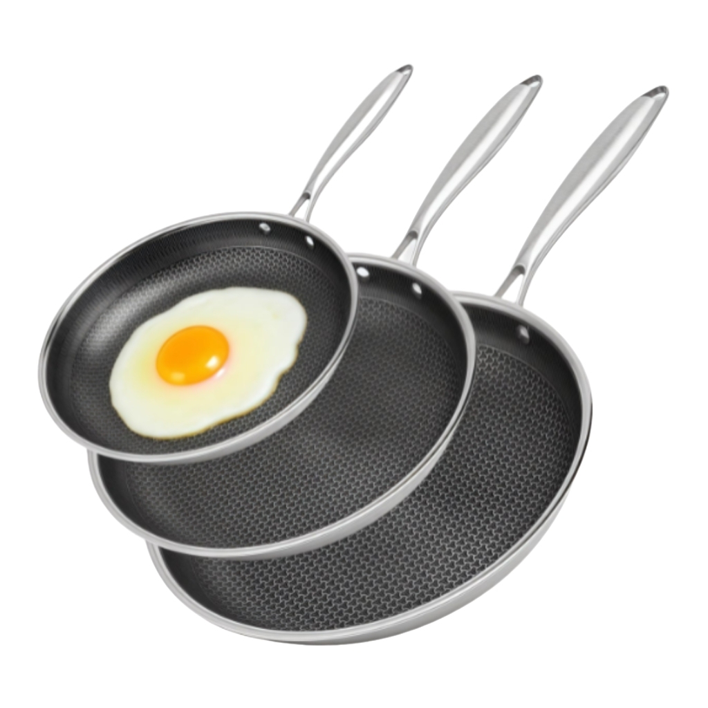 Poêle à Frire Anti-adhésive 26 Cm – Compatible Induction, Gaz, Céramique – Pour Steak, Omelettes, Poisson - 5