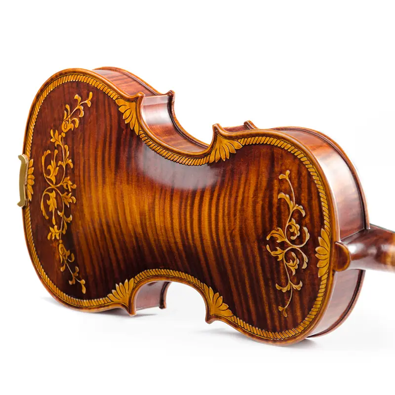 CHRITSINA V07 new carved Violin 4/4 Professional Solid Wood Violin with Gift String Bow