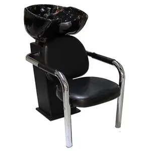 New Best Selling Modern Black Shampoo Chair Bed Hair Washing For Barber Shop Beauty Hair Salon Furniture Black Basin