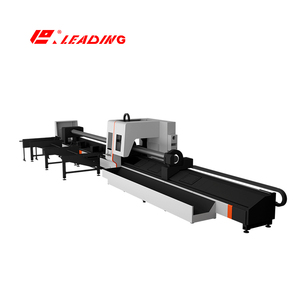 Mesin pemotong logam, akurasi tinggi 3000W AI LAS BMP kalangan CNC DXF DWG File pendingin air tiga Chuck Laser pipa pemotong IPG PLT - Product Image 1
