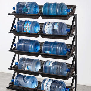 Almacenamiento de frutas comerciales Supermercado Exhibición de verduras frescas Tamaño personalizado Estantes multicapa - Product Image 2