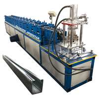 Machine de profilage à chaud Ironstar 2026 pour la fabrication de rails de guidage latéraux en profil C pour portes à enroulement, très demandée aux Philippines