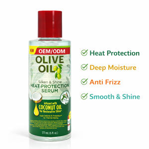 Suero Capilar con Protección Térmica de Aceite de Oliva y Coco, Marca Privada OEM ODM, Aceite Reparador Orgánico para el Cabello, Control del Frizz, Brillo Restaurador - Product Image 6